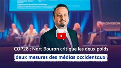 COP 28 : Nart Bouran dénonce les deux poids deux mesures des médias occidentaux